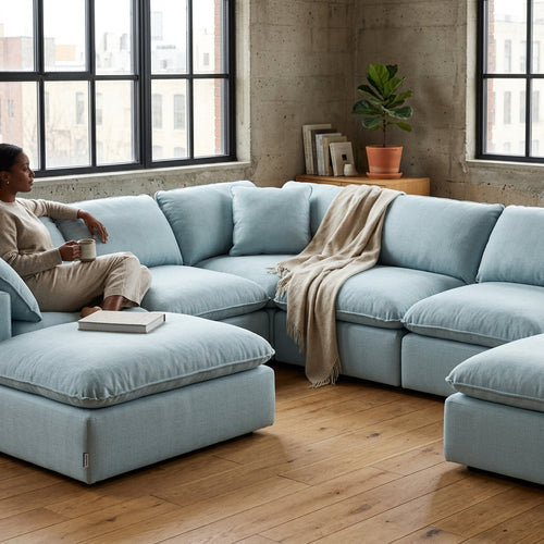 Custom 6-Seater U-Shaped Sectional